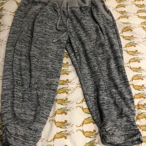 Athlete Gray/Lime Green Joggers